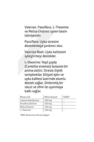 Live Yourself Passiflora Valerian Root L-theanine Melissa