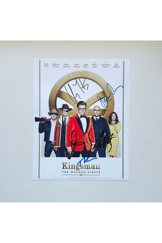 Kingsman 21x26 Cm Boyutunda El İmzalı Fotoğraf Ömür Boyu Coa