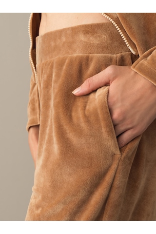 Xint Camel Regular Fit Sweat Kadife Pantolon 470364