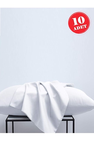 Caqqa 10 Adet 63 Tel %100 Pamuk Yastık Kılıfı 50 X 70 Cm