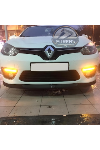 Renault Fluence 2009-2012 Uyumlu H Lip Esnek Ön Lip 2 Parça Karlık Ön Ek Tampon Altı Dill