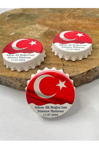 Mr. Home Yuvarlak Açacak Magnet-uv Baskılı Açacak Magnet-sünnet Hediyelik