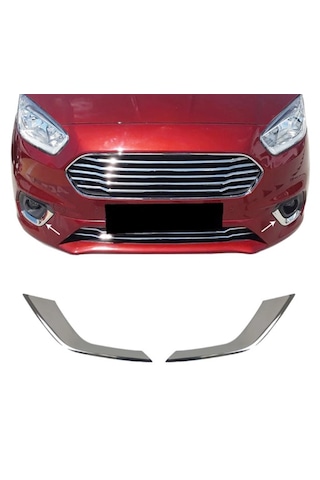 Ford Courier Krom Sis Farı Çerçevesi 2 Prç. 2018 ve üzeri P.Çelik