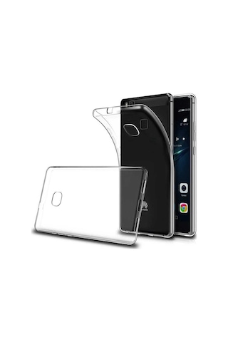 Huawei P10 Lite Kılıf Tchs Süper Silikon Kapak - Renksiz Renksiz