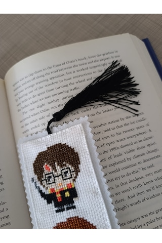 Harry Potter Kanaviçe Kitap Ayracı