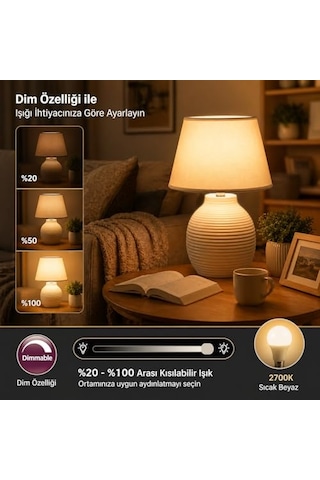 Ecolite 7.5w Led Filament Soft Ampul Dimmer Uyumlu 75w Eşdeğer 1055 Lümen E27 Duy 2700k Sarı Işık Dekoratif Led Am Diğer