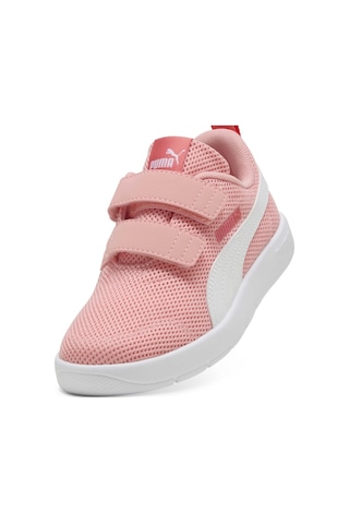 Puma Courtflex V3 Mesh Erkek Çocuk Pembe Sneaker Pembe