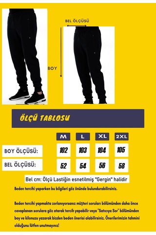 Trendhill Erkek Siyah Üç Iplik Kışlık Eşofman Altı Edy5456s Siyah