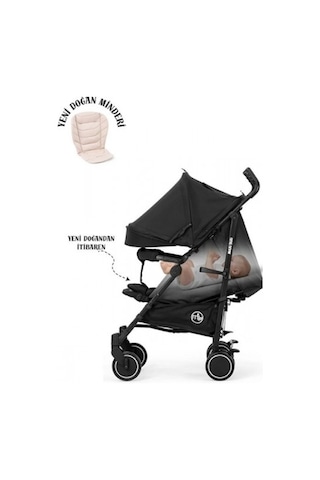 Maxi Taxi Floki Tam Yatar Baston Bebek Arabası - Siyah MAXITAXI.084