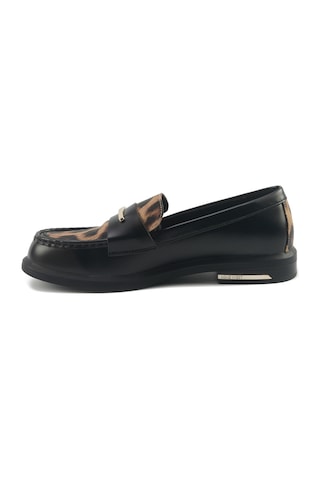 Nine West Tıada5 5pr Leopar Kadın Loafer 000000000102012128 Kahverengi