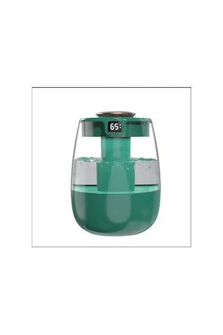 Mighty Yeşil Büyük Kapasiteli 1.3 Lt Usb Ultrasonik Ofis Oda Ve Araba Hava Nemlendirici Buhar Makinesi Aroma Difizörü Çift Püskürtme