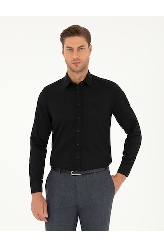 Pierre Cardin Erkek Siyah Gömlek Desenli 50298071-vr046 Siyah