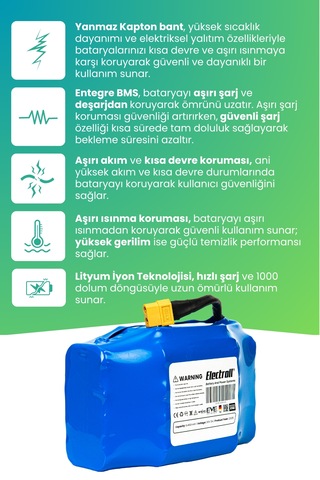 Drift Car Bataryası 36v 6.400mah Ultra Yüksek Kapasite