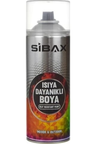 Sibax Isıya Dayanıklı Sprey Boya 400 Ml Türk Malı