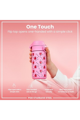 Ion8 - Paslanmaz Çelik Çocuk Suluk - Uğur Böceği- 400 Ml - Sızdırmaz Genel