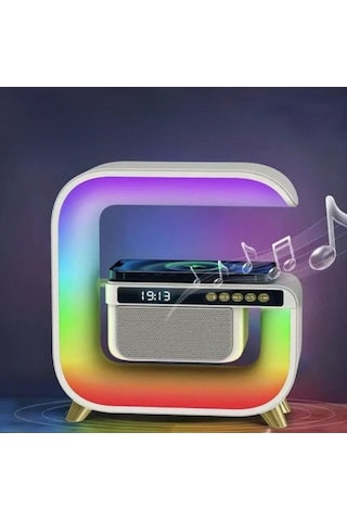 Novahub Kablosuz Müzik İstasyonu Ve Aydınlatma, Alarm Ve Zaman Göstergesi, Şarj Lambası