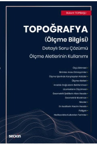 Topağrafya (Ölçme Bilgisi)/Bülent Topbaşlı 9789750262739