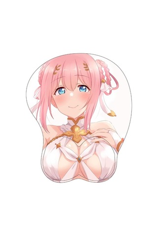 Sevimli Seksi Kız Silikon 3d Mouse Pad Anime Bilek Dinlenme Desteği Opie Ergonomik Kaymaz Yaratıcı Anime Mouse Pad Pembe