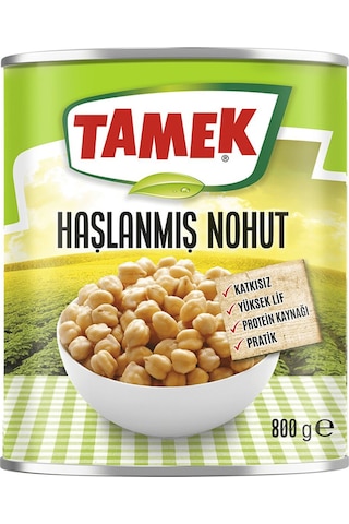 Tamek Haşlanmış Kuru Fasulye - Nohut - Barbunya 800 Gr 6 Lı Karma Paket