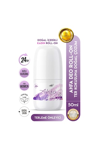 Doğal Ahfa Eau De Roll On For Women Kararma Önleyici 50 Ml