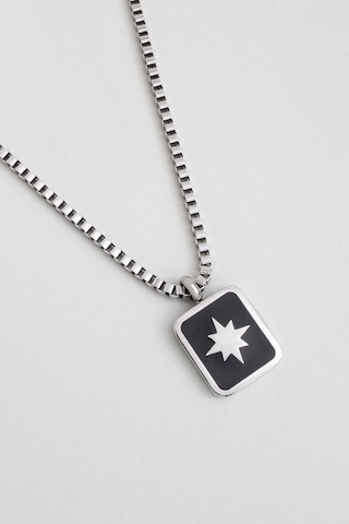 So Chic Yol Gösterici Çelik Erkek Kolye