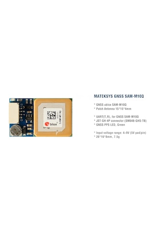 Matek Systems Gnss & Compass Sam-m10q Gps