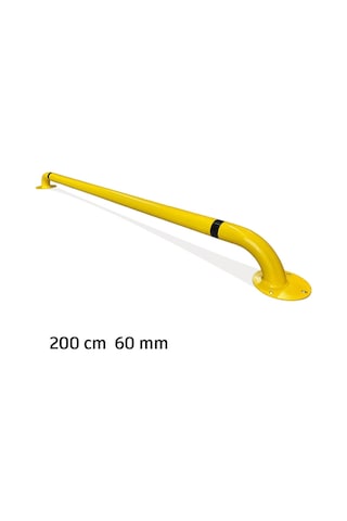 Otopark Araç Stoperi Bariyeri Park Sonlandırma Stop Demiri 200cm Ø60mm 2.5mm