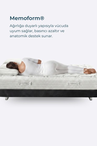 Massaggio Deluxe Ultra Ortopedik Mikro Masaj Etkili Memory Foam Yatak Made İn Italy