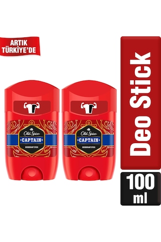 Old Spice Captain Deodorant Stick 2 x 50 ML