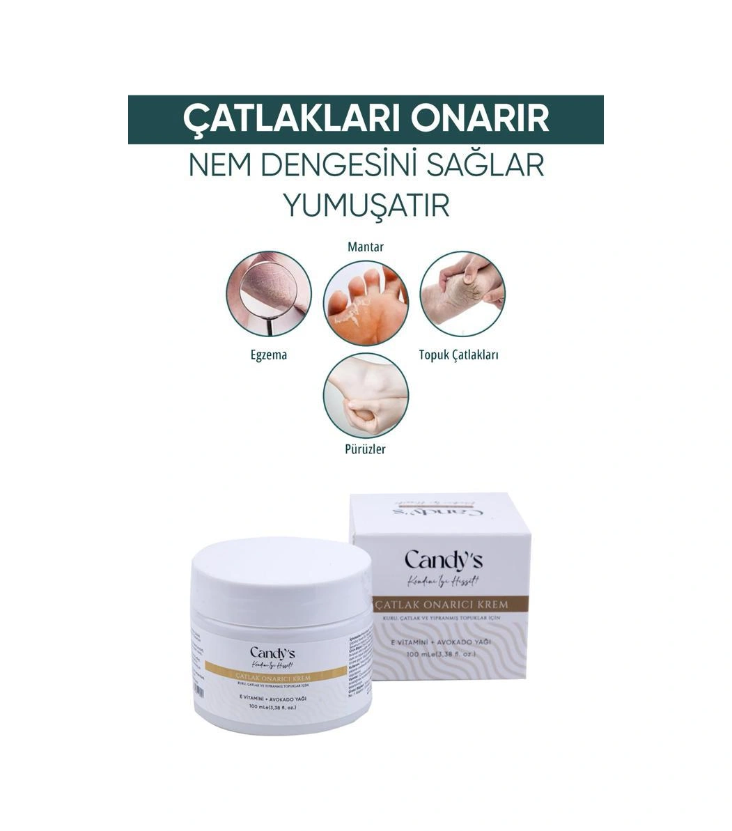 Candy's Crack Repair Topuk Çatlak Kremi 100 ML