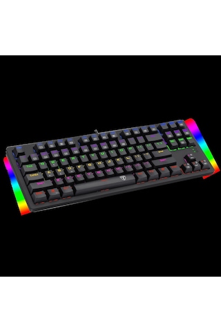 T-dagger Balı, T-tgk311, Usb Kablolu, Türkçe Q, Rainbow Rgb, Mechanical, Blue Switch, Gaming Klavye