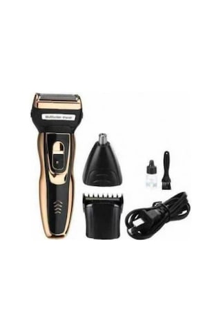 Geemy GM-6209 Profesyonel Üç Başlıklı Saç Sakal Kıl Kesme Makinesi
