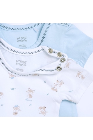 Chicco Erkek Bebek 2li Kısa Kollu Body Set 09102034000000 000021 Mavi