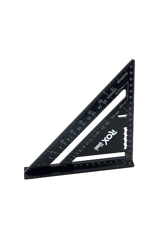 Rox Wood 0023 Alüminyum Üçgen Marangoz Gönye 175 Mm