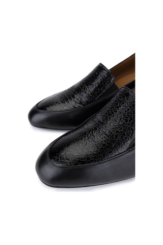 Tamer Tanca Kadın Hakiki Deri Siyah Klasik Ayakkabı 1135 06102 Bn Ayk Sk25-26 Syh Dr/syh Krsk Rgn Siyah