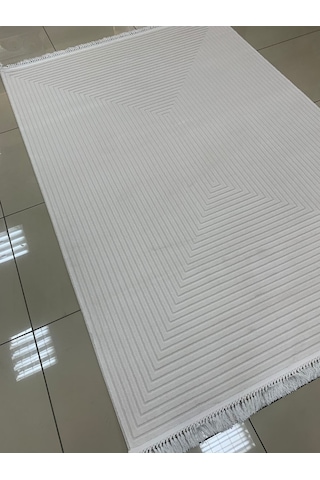 Padişah Halı Safir 74774 060 Serisi Akrilik Salon Oturma Yatak Odası Halısı Krem