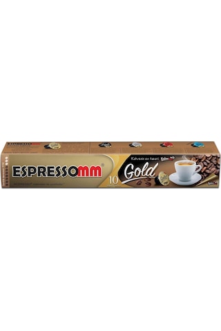Espressomm Nespresso Uyumlu Gold Kapsül Kahve 10 Adet