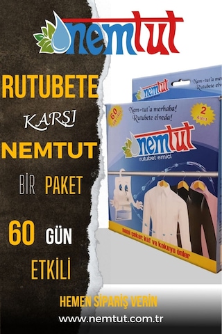 Nem Alıcı Rutubet Giderici Küf Önleyici Koku Giderici Terleme Önleyici 1 Kg 1 Kutu 2 Paket