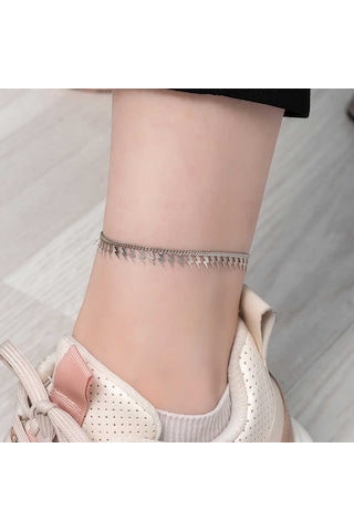 925 Ayar Gümüş Şimşek Halhal Çok Renkli