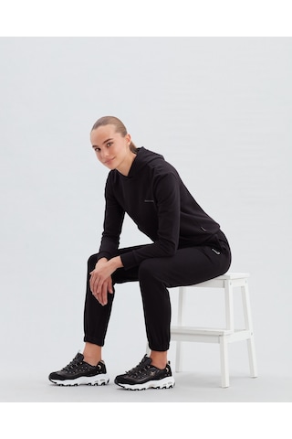 Skechers D'Lites  -  Glamour Feels Kadın Sneakers - Siyah 13087 BKRG Siyah