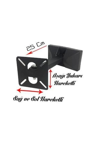 Led Tv Monitör Hareketli Askı Aparatı 17/19/22/24/26/27 İnç