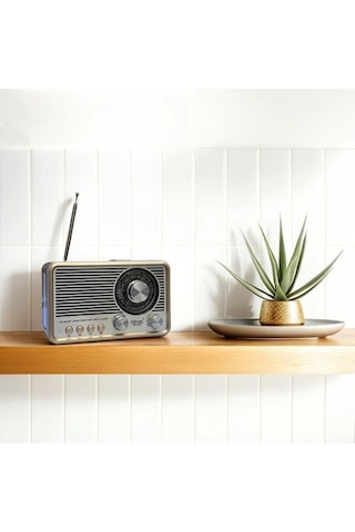 Kboard KTf-2019 Retro Vintage Nostaljik Bluetooth Radyo