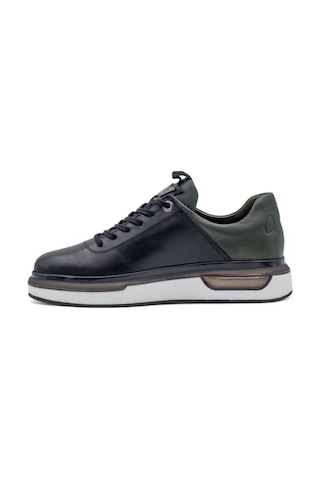Voyager M057 Hakiki Deri Erkek Sneaker Siyah