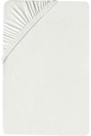 100 X 200 Cm Düz Pamuklu Tek Kişilik Lastikli Fitted Penye Çarşaf-beyaz