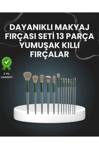 13'lü Fiber Kıllı Yumuşak Makyaj Fırçası Seti Taşınabilir Ve Ergonomik Tasarım 53023625