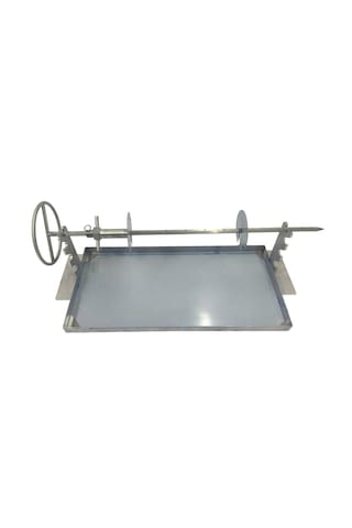 Paslanmaz Çelik Cağ Kebap Seti 40x70cm Şiş Boyu 90 Cm