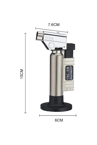 1300 Derece Torch 261 Jet Pürmüz Çakmak Alüminyum Kasa Bs-261