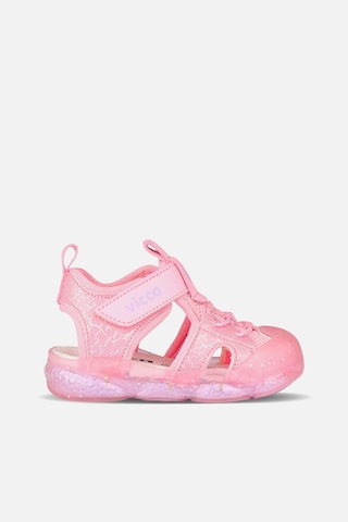Vicco Monrovia Işıklı Kız Bebek Pembe Sandalet Pembe