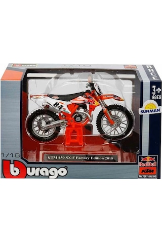 51070 Sun-bur-1:18 Motor Red Bull Ktm 450- 1 Adet Stokta Olan Gönderilir