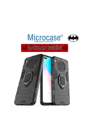 Microcase Huawei Nova 8I Batman Yüzüklü Armor Kilif - Siyah 537571122